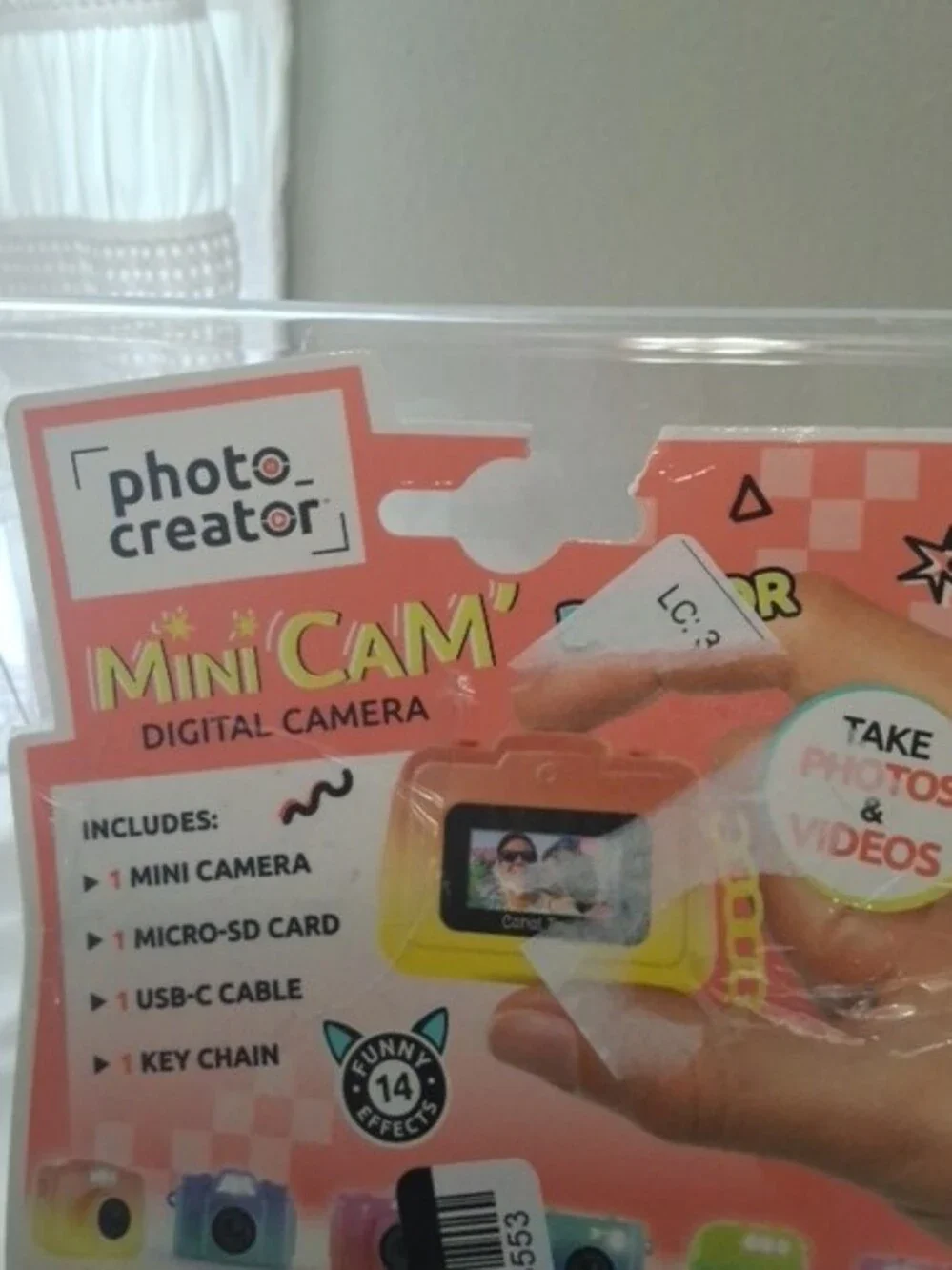 Mini Cam Digital Camera - Pastel Bicolor (Pink, Purple, Teal) NWT